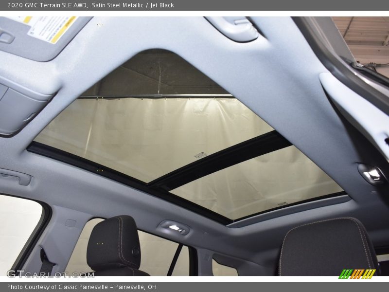 Satin Steel Metallic / Jet Black 2020 GMC Terrain SLE AWD