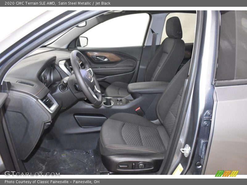 Satin Steel Metallic / Jet Black 2020 GMC Terrain SLE AWD