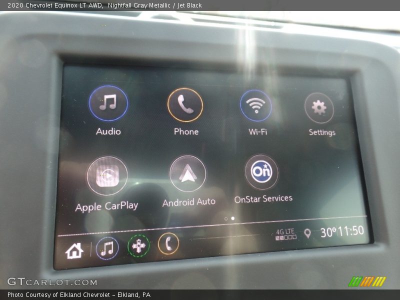 Nightfall Gray Metallic / Jet Black 2020 Chevrolet Equinox LT AWD