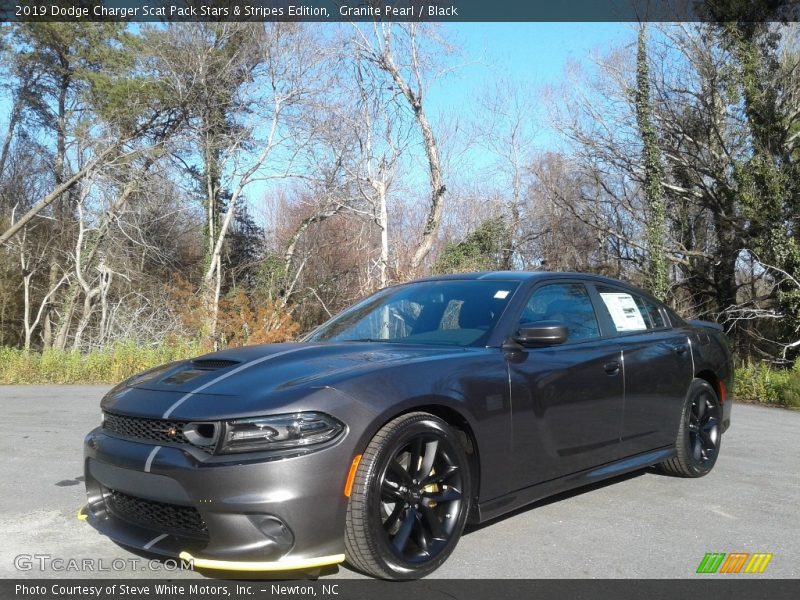 Granite Pearl / Black 2019 Dodge Charger Scat Pack Stars & Stripes Edition