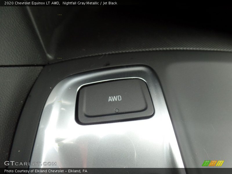 Nightfall Gray Metallic / Jet Black 2020 Chevrolet Equinox LT AWD