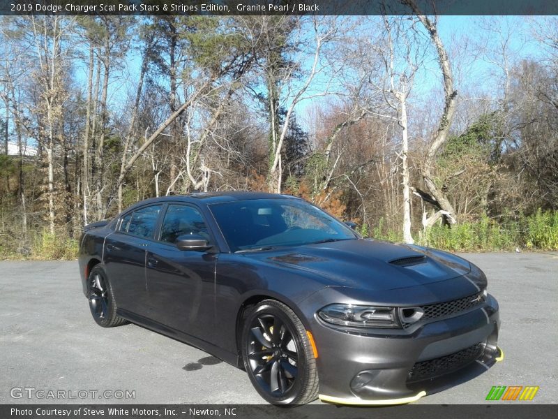 Granite Pearl / Black 2019 Dodge Charger Scat Pack Stars & Stripes Edition
