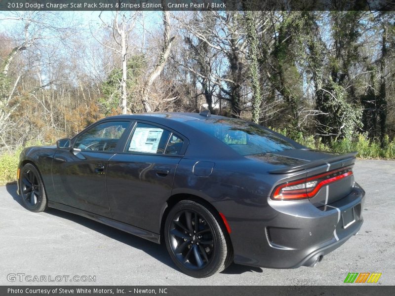 Granite Pearl / Black 2019 Dodge Charger Scat Pack Stars & Stripes Edition