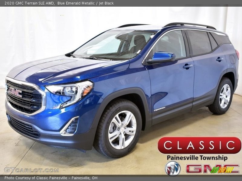 Blue Emerald Metallic / Jet Black 2020 GMC Terrain SLE AWD