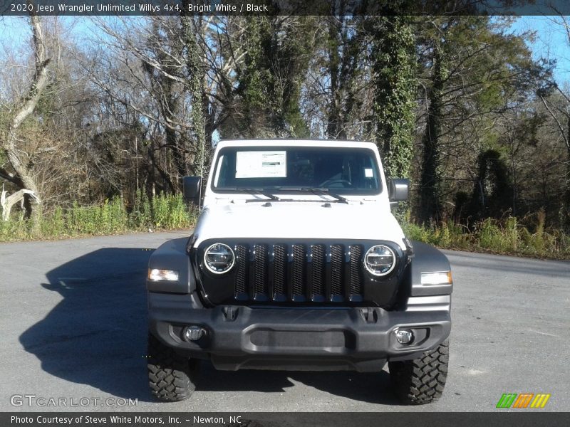 Bright White / Black 2020 Jeep Wrangler Unlimited Willys 4x4