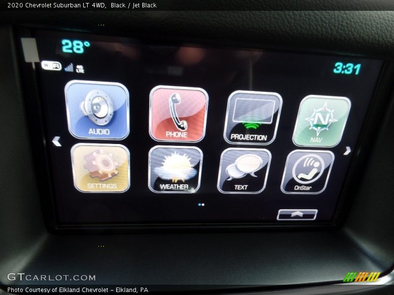 Black / Jet Black 2020 Chevrolet Suburban LT 4WD