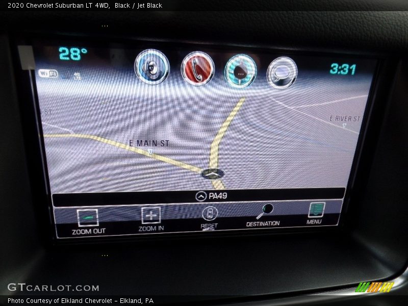 Black / Jet Black 2020 Chevrolet Suburban LT 4WD