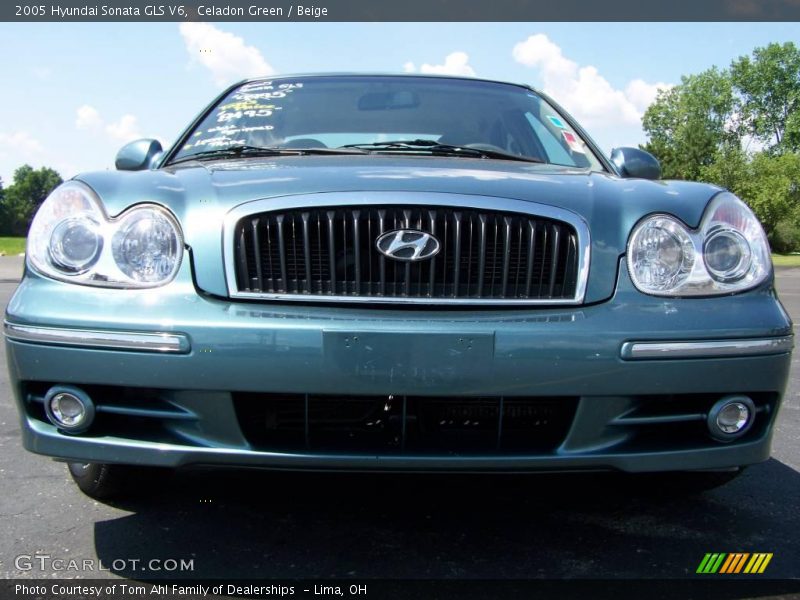 Celadon Green / Beige 2005 Hyundai Sonata GLS V6