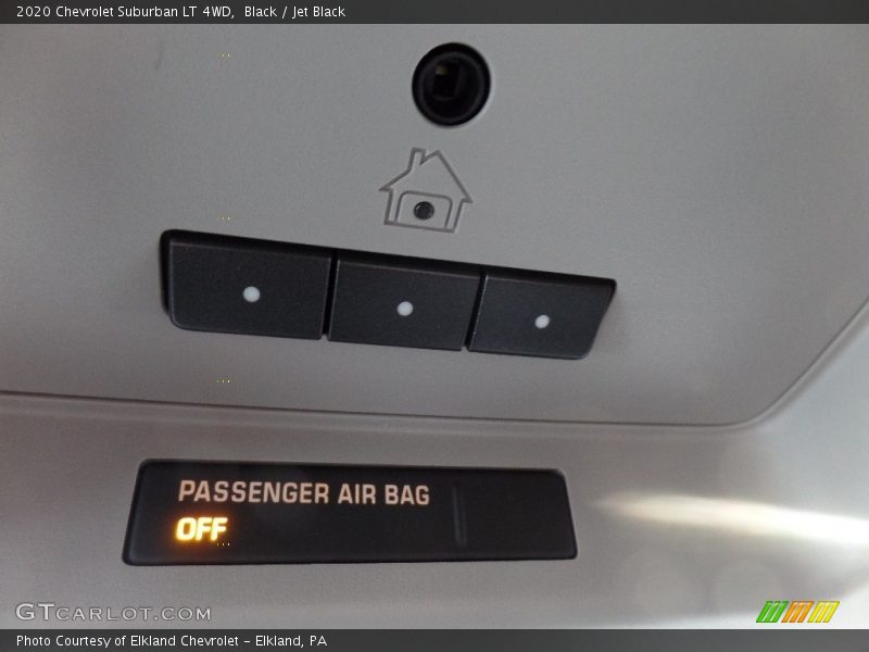 Black / Jet Black 2020 Chevrolet Suburban LT 4WD