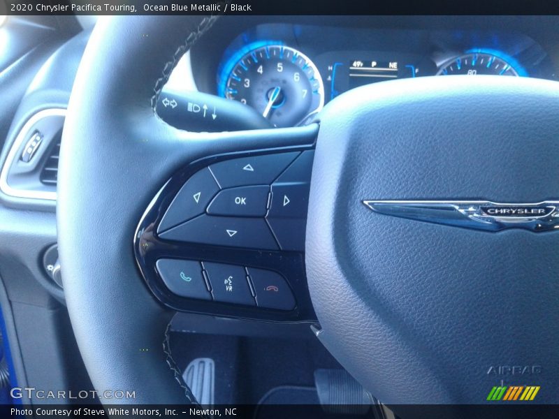 Ocean Blue Metallic / Black 2020 Chrysler Pacifica Touring