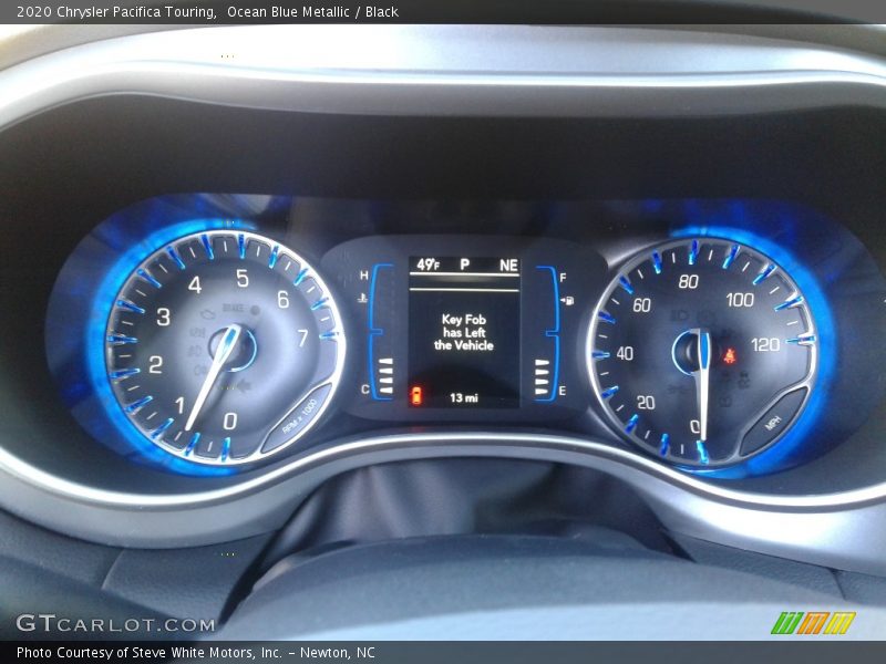 Ocean Blue Metallic / Black 2020 Chrysler Pacifica Touring