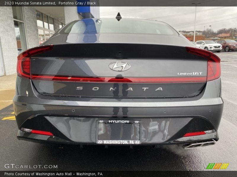 Portofino Gray / Black 2020 Hyundai Sonata Limited