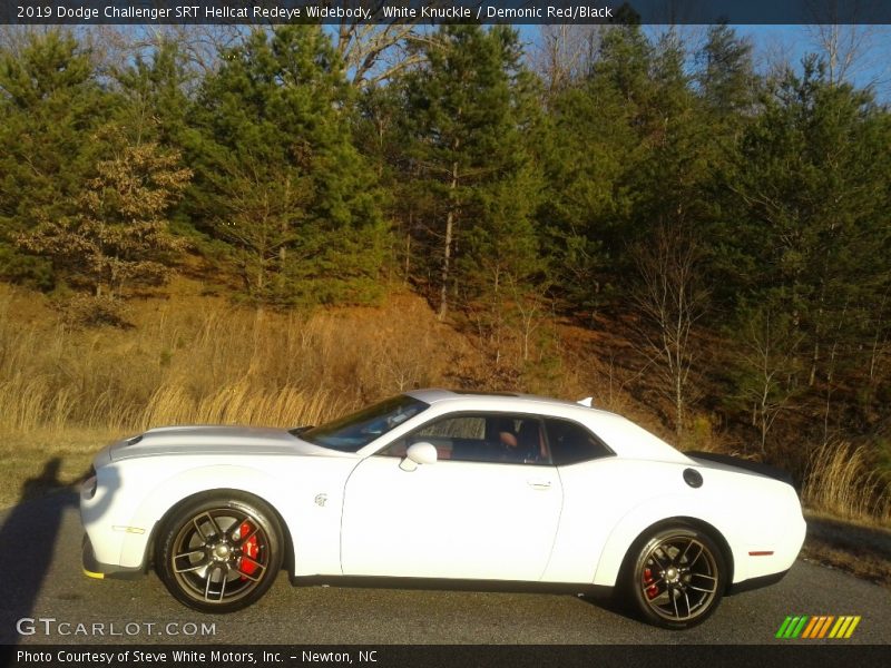 White Knuckle / Demonic Red/Black 2019 Dodge Challenger SRT Hellcat Redeye Widebody
