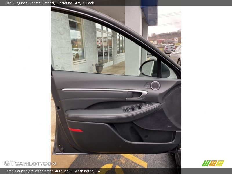 Portofino Gray / Black 2020 Hyundai Sonata Limited