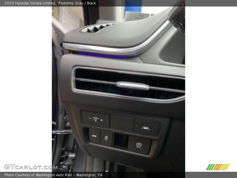 Portofino Gray / Black 2020 Hyundai Sonata Limited