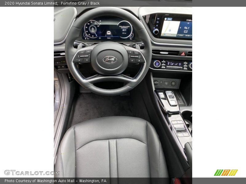 Portofino Gray / Black 2020 Hyundai Sonata Limited