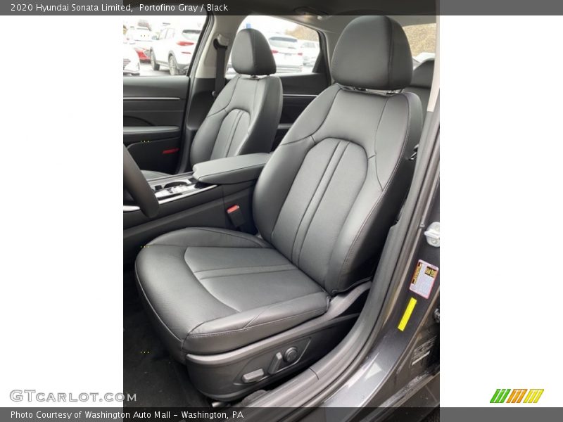 Portofino Gray / Black 2020 Hyundai Sonata Limited