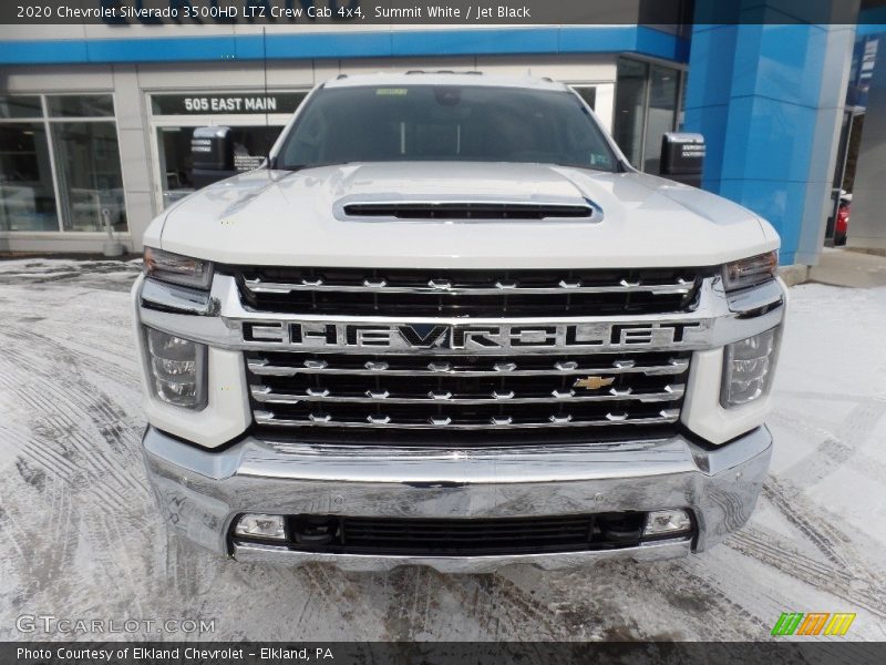 Summit White / Jet Black 2020 Chevrolet Silverado 3500HD LTZ Crew Cab 4x4