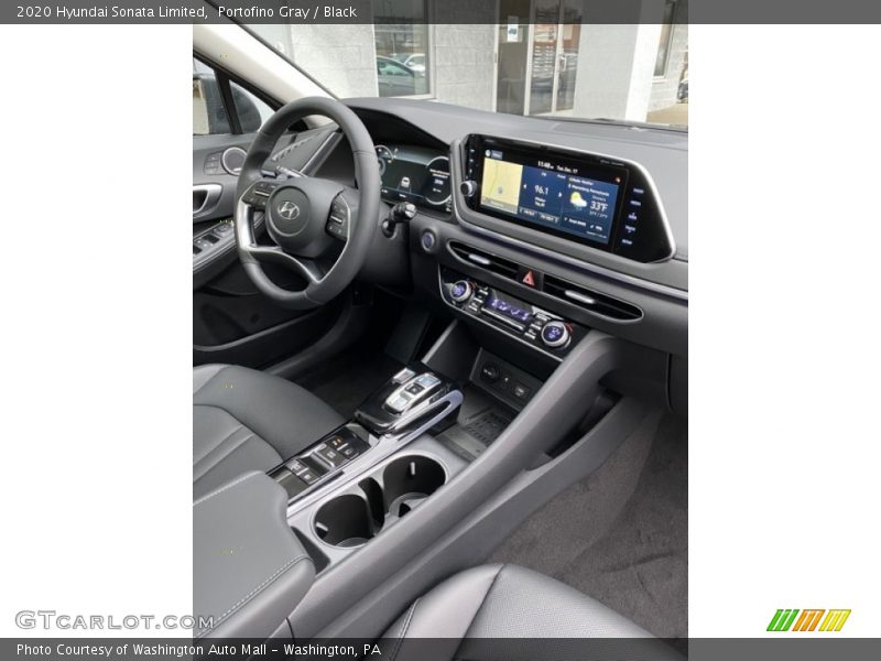 Portofino Gray / Black 2020 Hyundai Sonata Limited