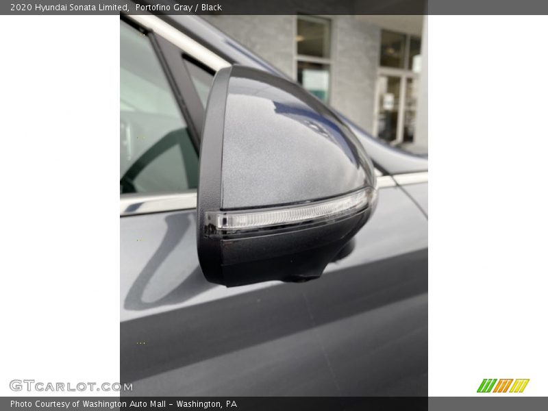 Portofino Gray / Black 2020 Hyundai Sonata Limited