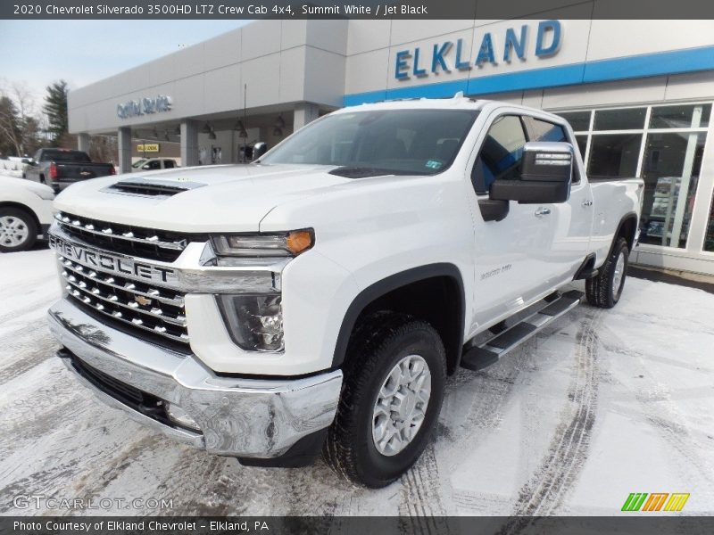 Summit White / Jet Black 2020 Chevrolet Silverado 3500HD LTZ Crew Cab 4x4