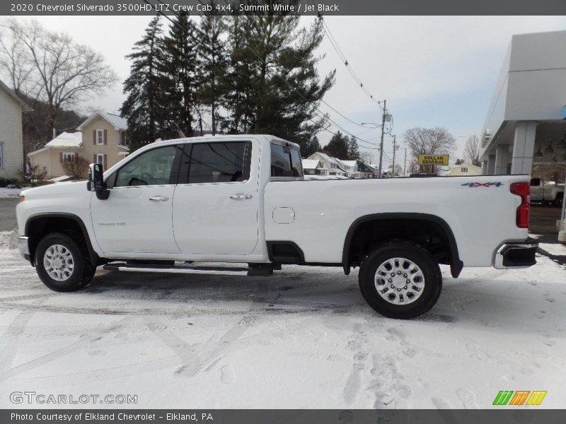 Summit White / Jet Black 2020 Chevrolet Silverado 3500HD LTZ Crew Cab 4x4