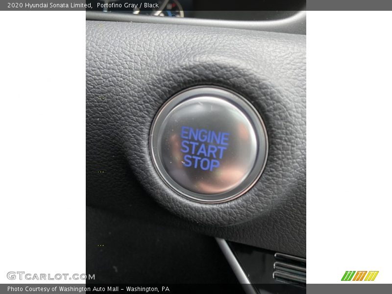 Portofino Gray / Black 2020 Hyundai Sonata Limited
