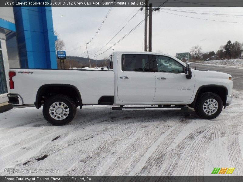 Summit White / Jet Black 2020 Chevrolet Silverado 3500HD LTZ Crew Cab 4x4