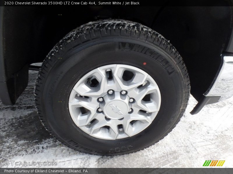 Summit White / Jet Black 2020 Chevrolet Silverado 3500HD LTZ Crew Cab 4x4