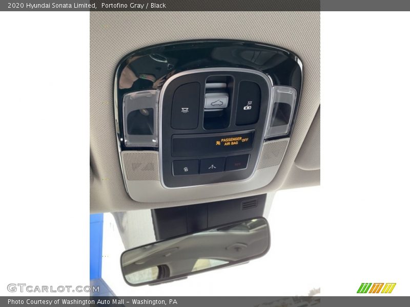 Portofino Gray / Black 2020 Hyundai Sonata Limited