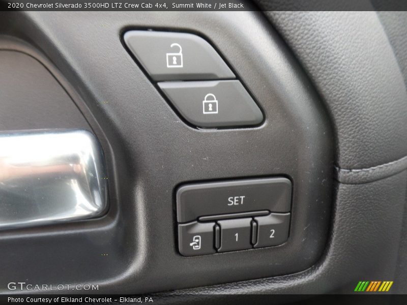 Summit White / Jet Black 2020 Chevrolet Silverado 3500HD LTZ Crew Cab 4x4