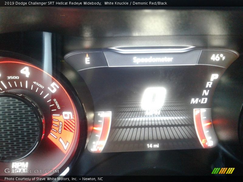 White Knuckle / Demonic Red/Black 2019 Dodge Challenger SRT Hellcat Redeye Widebody