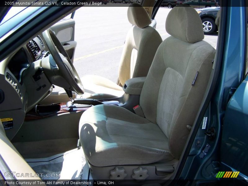 Celadon Green / Beige 2005 Hyundai Sonata GLS V6