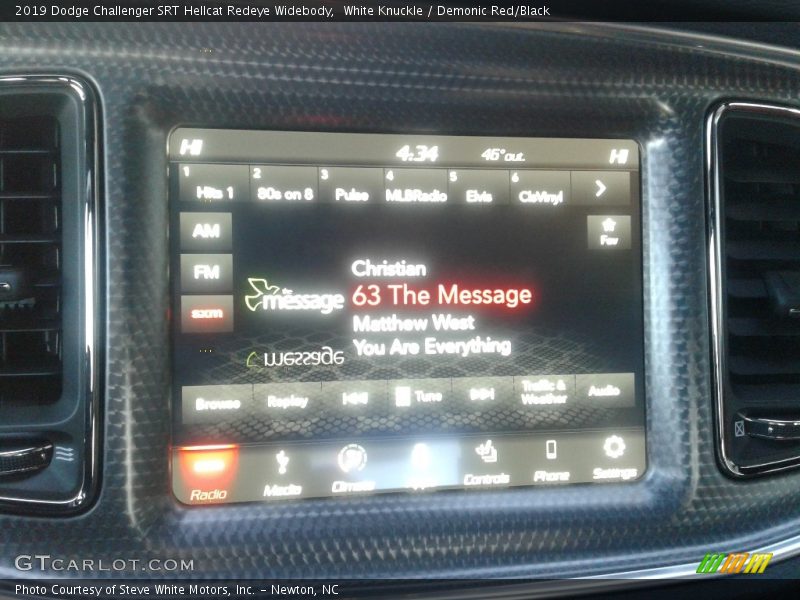 White Knuckle / Demonic Red/Black 2019 Dodge Challenger SRT Hellcat Redeye Widebody