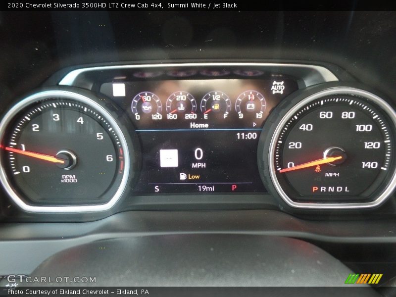 Summit White / Jet Black 2020 Chevrolet Silverado 3500HD LTZ Crew Cab 4x4