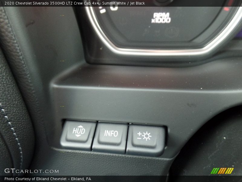 Summit White / Jet Black 2020 Chevrolet Silverado 3500HD LTZ Crew Cab 4x4