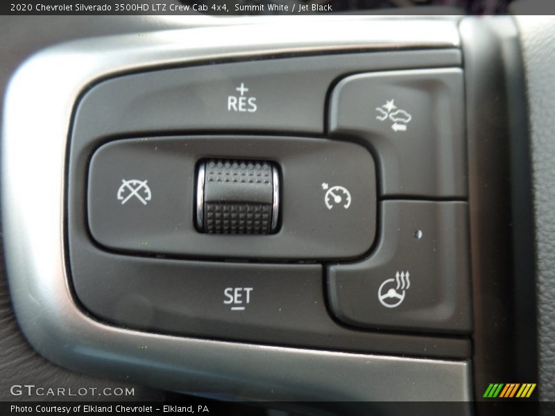 Summit White / Jet Black 2020 Chevrolet Silverado 3500HD LTZ Crew Cab 4x4