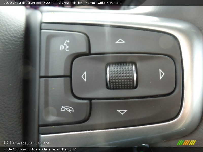 Summit White / Jet Black 2020 Chevrolet Silverado 3500HD LTZ Crew Cab 4x4