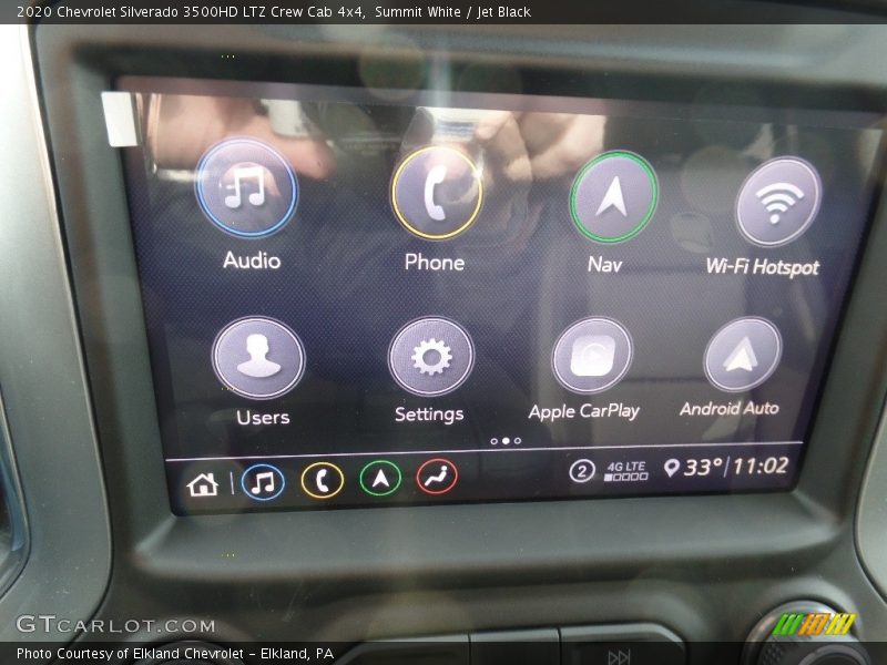 Summit White / Jet Black 2020 Chevrolet Silverado 3500HD LTZ Crew Cab 4x4