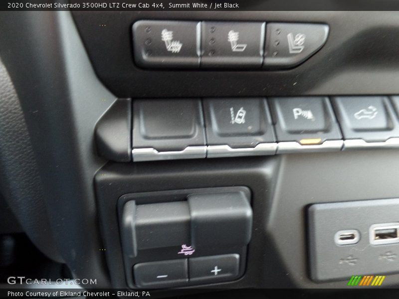 Summit White / Jet Black 2020 Chevrolet Silverado 3500HD LTZ Crew Cab 4x4
