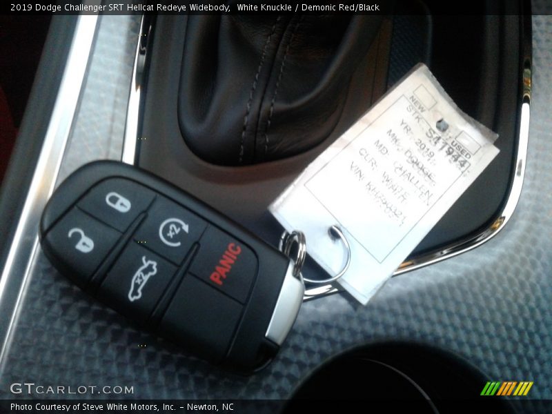 White Knuckle / Demonic Red/Black 2019 Dodge Challenger SRT Hellcat Redeye Widebody