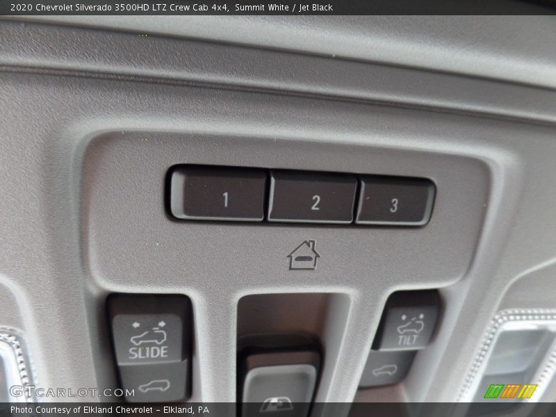 Summit White / Jet Black 2020 Chevrolet Silverado 3500HD LTZ Crew Cab 4x4
