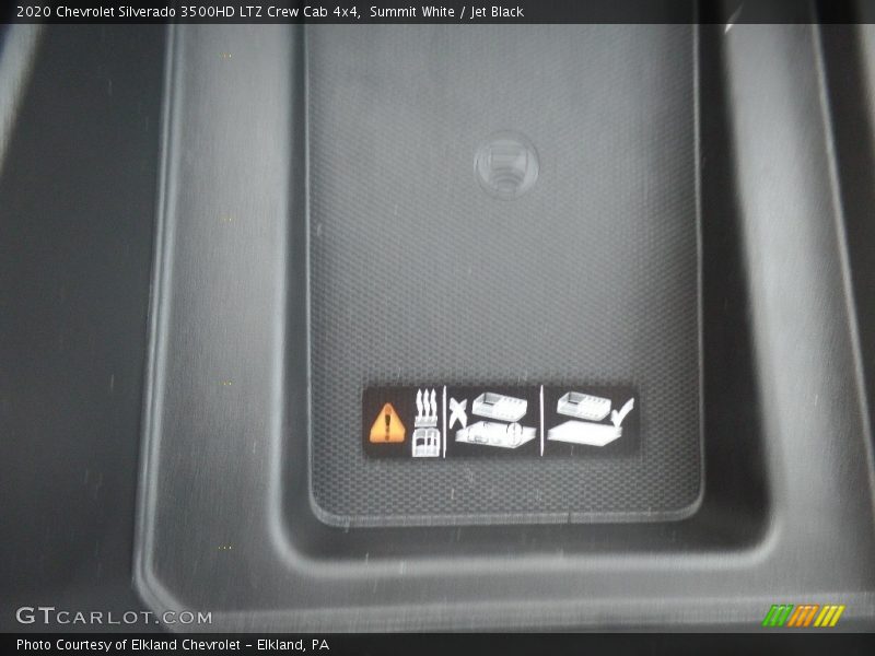 Summit White / Jet Black 2020 Chevrolet Silverado 3500HD LTZ Crew Cab 4x4