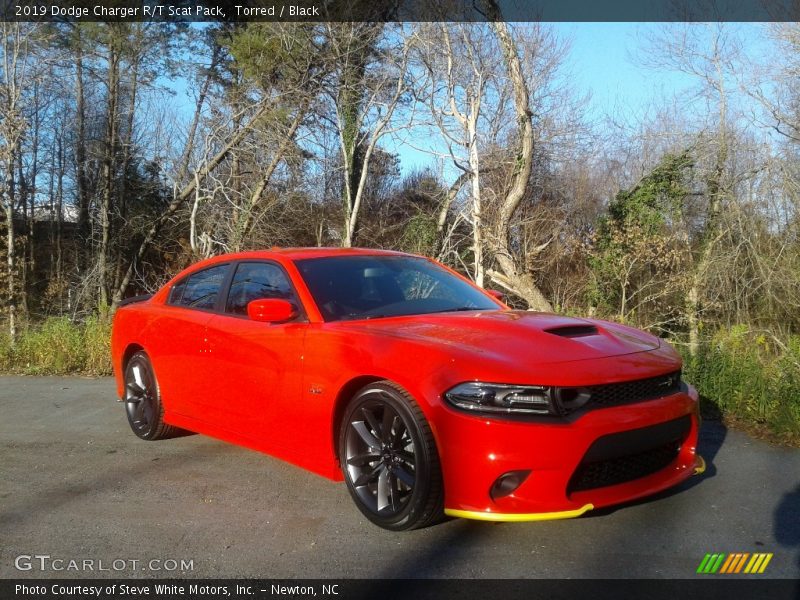 Torred / Black 2019 Dodge Charger R/T Scat Pack