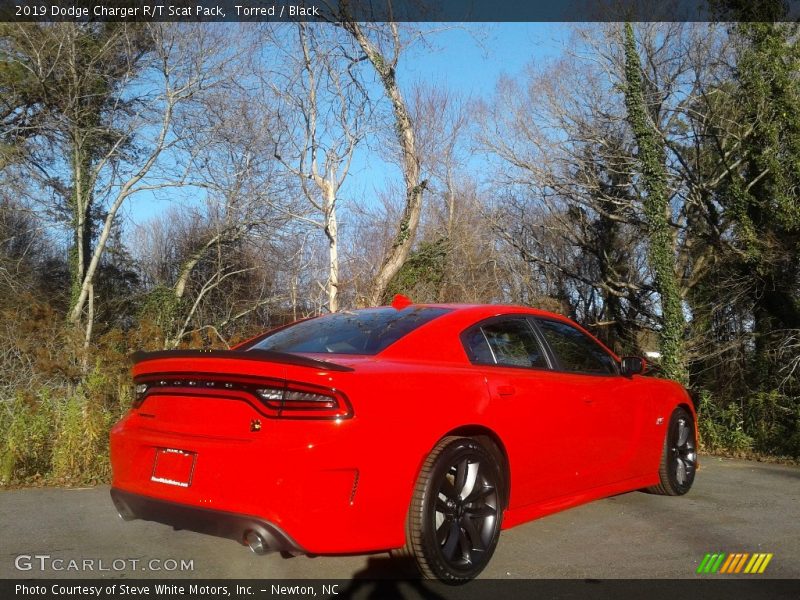 Torred / Black 2019 Dodge Charger R/T Scat Pack