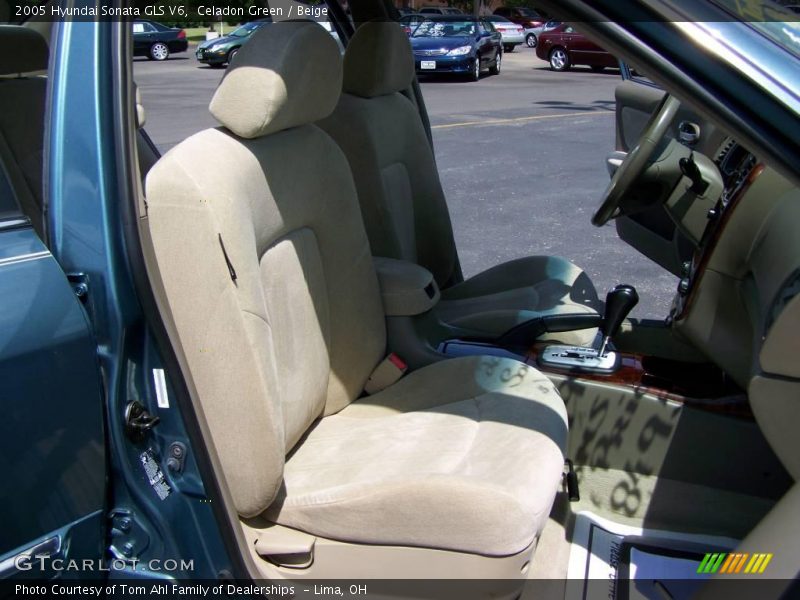 Celadon Green / Beige 2005 Hyundai Sonata GLS V6
