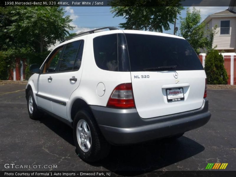 Polar White / Sand 1998 Mercedes-Benz ML 320 4Matic