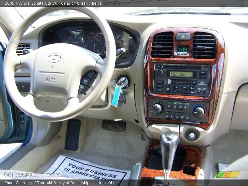 Celadon Green / Beige 2005 Hyundai Sonata GLS V6