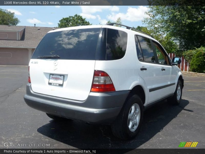 Polar White / Sand 1998 Mercedes-Benz ML 320 4Matic