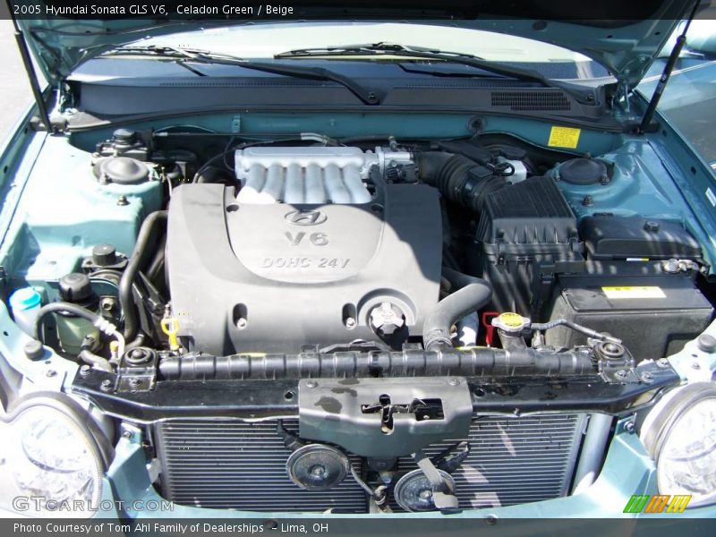 Celadon Green / Beige 2005 Hyundai Sonata GLS V6